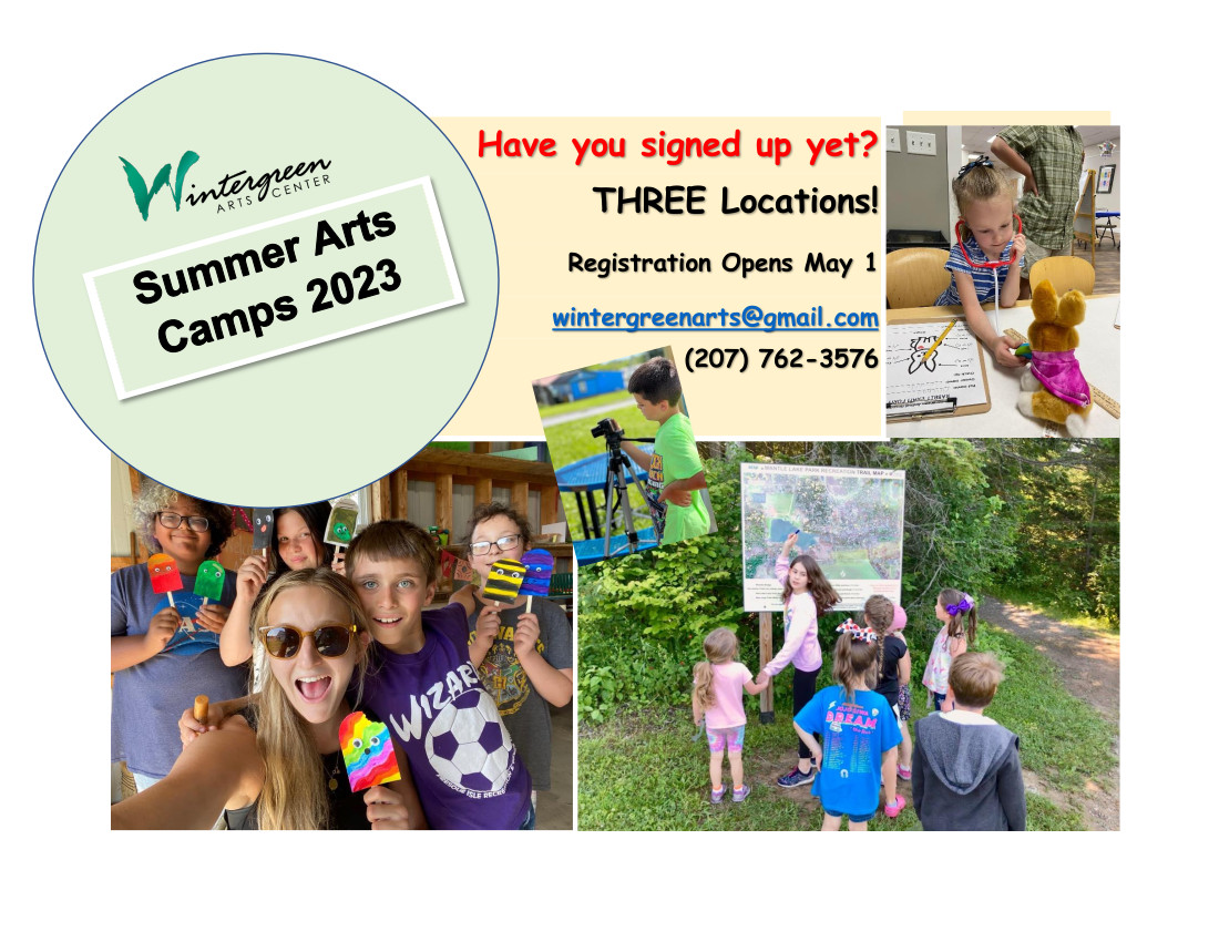 2023 Summer Arts Camps Wintergreen Arts Center